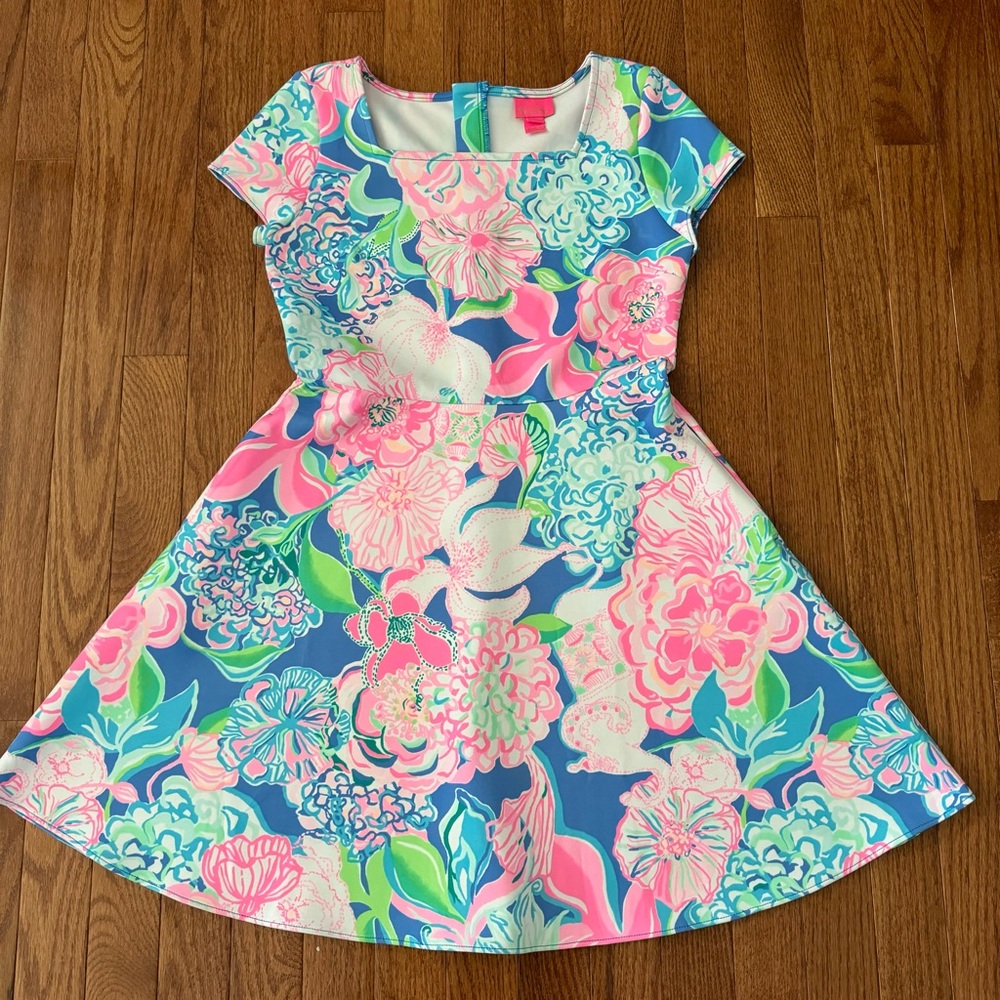 Lilly Pulitzer Girl’s Peony For Your Thoughts Arya Dress